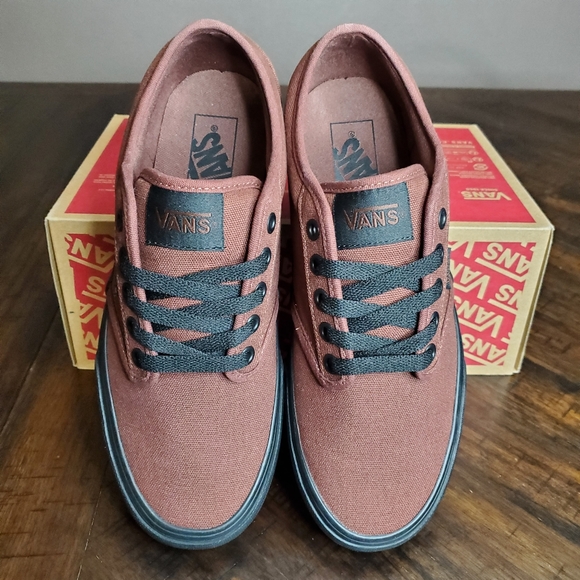 Vans Atwood Mixed Canvas Root Beer Men Size 7, equivalent to Women Size 8.5 - Picture 5 of 10